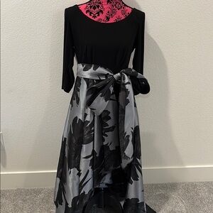 *3 FOR $13* Elegant Black and Gray Floral Dress